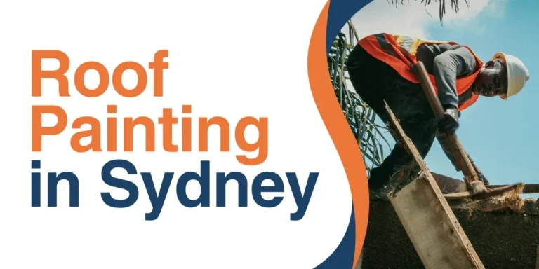 Roofing professional carrying out roof restoration work in Sydney